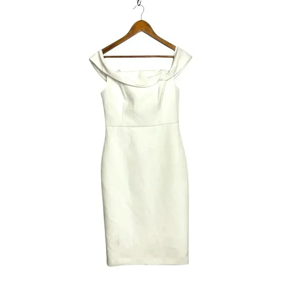 Ever new Melbourne off the shoulder white‎ 
dress